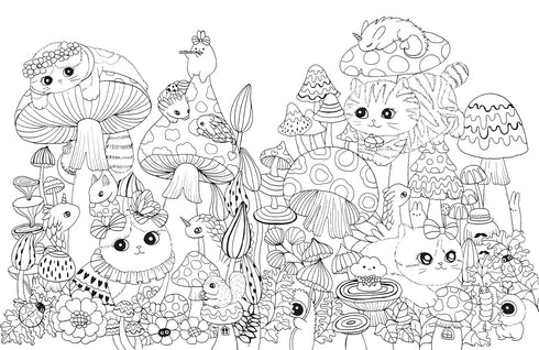 A MILLION KITTENS: ADORABLE FELINES TO COLOR - MAYO. LULU