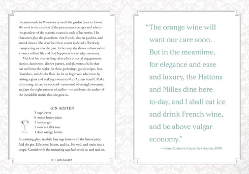 GIN AUSTEN: 50 COCKTAILS TO CELEBRATE THE NOVELS OF JANE AUSTEN - MULLANEY