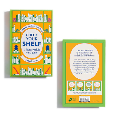 CHECK YOUR SHELF: A LITERARY TRIVIA CARD GAME - UNION SQUARE & CO.