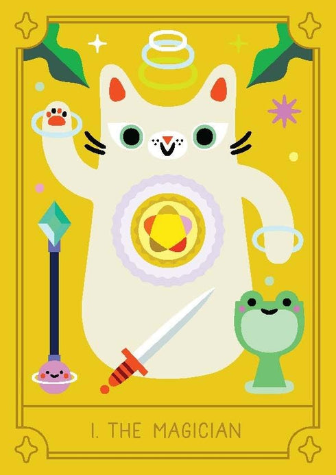 MYSTIC CATS TAROT: A 78-CARD DECK AND GUIDEBOOK - ROMO. MICHELLE