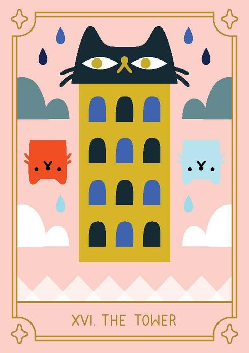 MYSTIC CATS TAROT: A 78-CARD DECK AND GUIDEBOOK - ROMO. MICHELLE