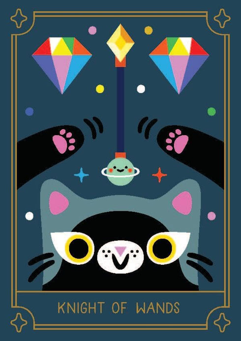 MYSTIC CATS TAROT: A 78-CARD DECK AND GUIDEBOOK - ROMO. MICHELLE