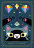 MYSTIC CATS TAROT: A 78-CARD DECK AND GUIDEBOOK - ROMO. MICHELLE