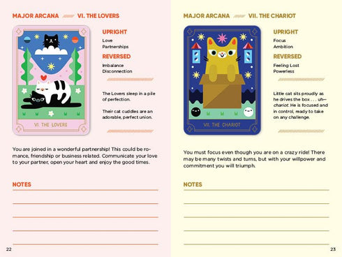 MYSTIC CATS TAROT: A 78-CARD DECK AND GUIDEBOOK - ROMO. MICHELLE