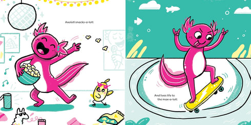 AXOLOTL AND AXOLITTLE - HITCHMAN. JESS; REBAR. SARAH