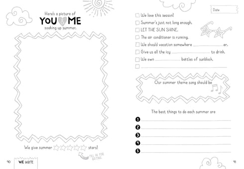 BETWEEN DAD AND ME: A FATHER AND SON KEEPSAKE JOURNAL - CLEMONS. KATIE