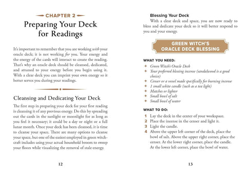 THE GREEN WITCH'S ORACLE DECK - MURPHY-HISCOCK. ARIN; RICHARD. SARA