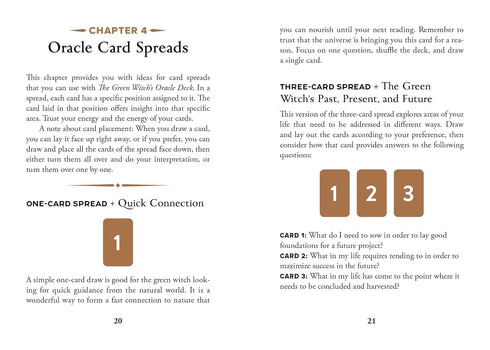 THE GREEN WITCH'S ORACLE DECK - MURPHY-HISCOCK. ARIN; RICHARD. SARA