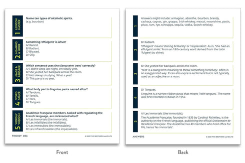 LEAGUE OF THE LEXICON: THE QUIZ GAME ABOUT WORDS & LANGUAGE - BLACKBURN. JOSHUA