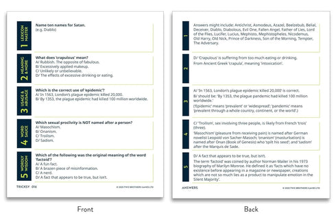 LEAGUE OF THE LEXICON: THE QUIZ GAME ABOUT WORDS & LANGUAGE - BLACKBURN. JOSHUA