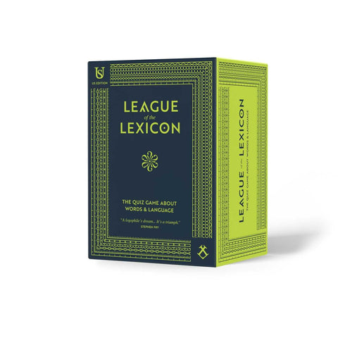 LEAGUE OF THE LEXICON: THE QUIZ GAME ABOUT WORDS & LANGUAGE - BLACKBURN. JOSHUA