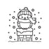 WINTER WONDER MINI COLORING BOOK (CUTE AND COZY) - GAYNOR. CARRADICE