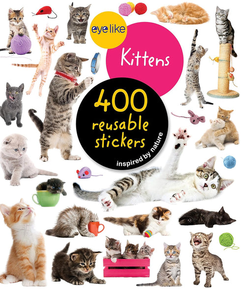 KITTENS EYELIKE STICKERS - WORKMAN