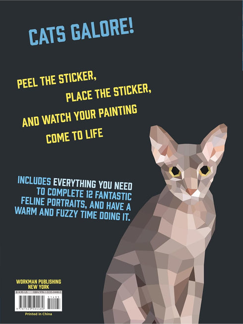 PAINT BY STICKER: CATS -WORKMAN