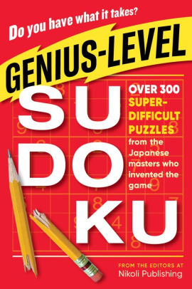 GENIUS-LEVEL SUDOKU