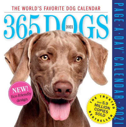 365 DOGS PAGE-A-DAY CALENDAR 2021