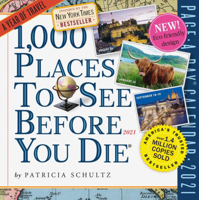1000 PLACES TO SEE PAGE-A-DAY CALENDAR 2021