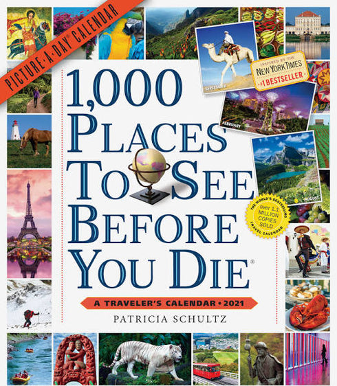 1000 PLACES TO SEE PICTURE-A-DAY WALL CALENDAR 2021
