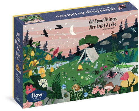 ALL GOOD THINGS ARE WILD & FREE 1000 PC JIGSAW PUZZLE-FLOW