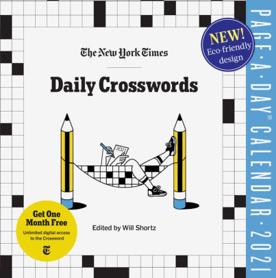 THE NEW YORK TIMES DAILY CROSSWORDS PAGE-A-DAY CALENDAR FOR 2021