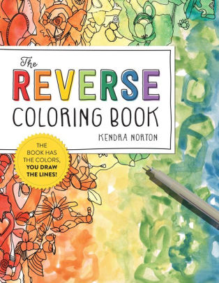 REVERSE COLORING BOOK - NORTON. KENDRA