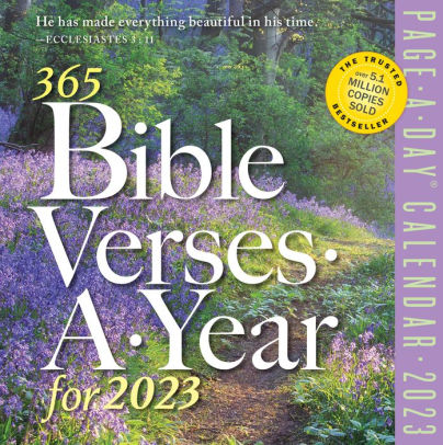 365 Bible Verses-A-Year Page-a-Day 2023 - WORKMAN