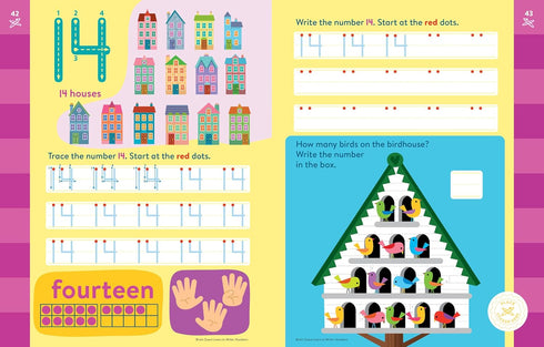 BRAIN QUEST LEARN TO WRITE: NUMBERS - WORKMAN PUBLISHING