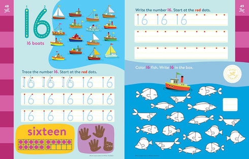 BRAIN QUEST LEARN TO WRITE: NUMBERS - WORKMAN PUBLISHING