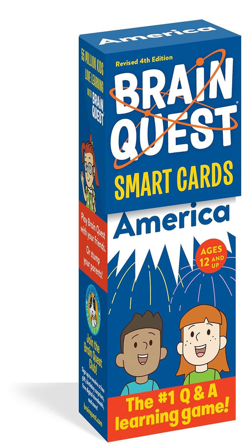 BRAIN QUEST AMERICA SMART CARDS REVISED 4TH EDITION - WORKMAN PUBLISHING