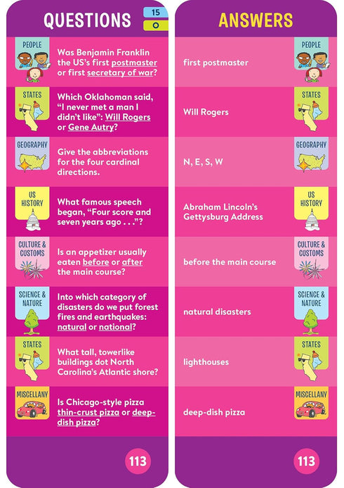 BRAIN QUEST FOR THE CAR SMART CARDS REVISED 5TH EDITION - WORKMAN PUBLISHING