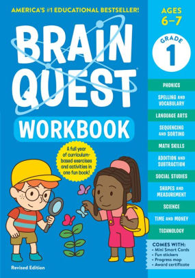 BRAIN QUEST WORKBOOK: 1ST GRADE REVISED EDITION - WORKMAN PUBLISHING