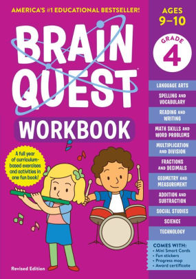 BRAIN QUEST WORKBOOK: 4TH GRADE REVISED EDITION - GREGORICH. BARBARA