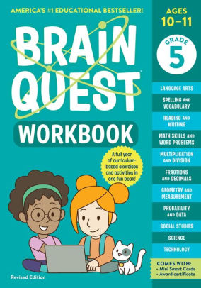 BRAIN QUEST WORKBOOK: 5TH GRADE REVISED EDITION - HEOS. BRIDGET