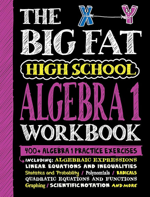 BIG FAT HIGH SCHOOL ALGEBRA 1 WORKBOOK - WORKMAN