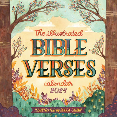 THE ILLUSTRATED BIBLE VERSES WALL CALENDAR 2024 - WORKMAN CALENDARS