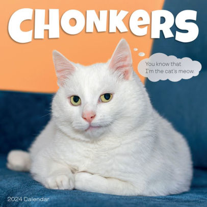 CHONKERS WALL CALENDAR 2024 - WORKMAN CALENDARS