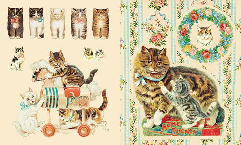 VICTORIANA CATS: THE STICKER BOOK - HART. CYNTHIA