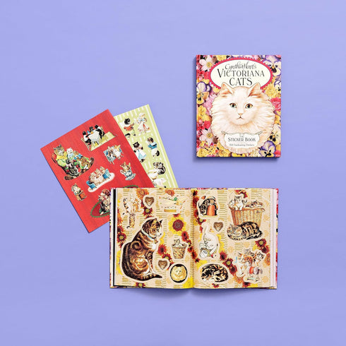 VICTORIANA CATS: THE STICKER BOOK - HART. CYNTHIA