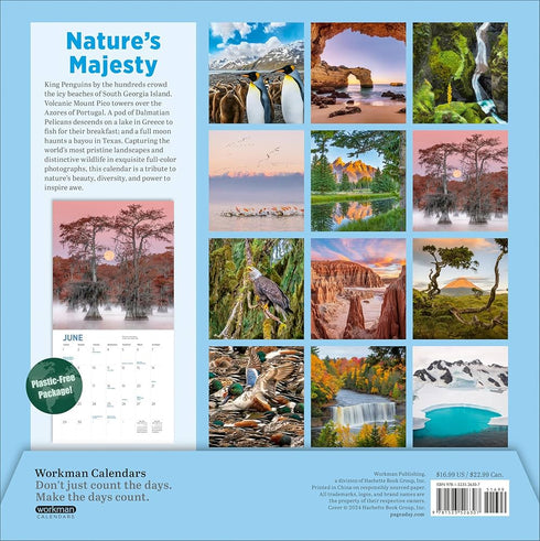 AUDUBON NATURE WALL CALENDAR 2025 - NATIONAL AUDUBON SOCIETY