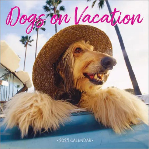 DOGS ON VACATION WALL CALENDAR 2025 - WORKMAN CALENDARS