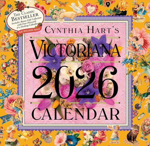 CYNTHIA HART'S VICTORIANA WALL CALENDAR 2026