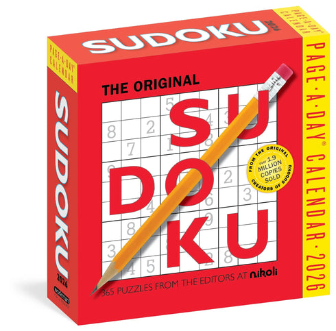 ORIGINAL SUDOKU PAGE-A-DAY® CALENDAR 2026