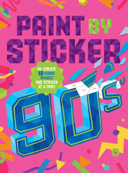 PAINT BY STICKER 90S - WORKMAN PUBLISHING