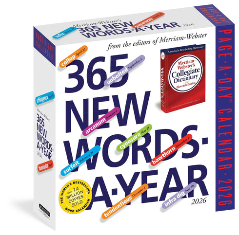 365 NEW WORDS-A-YEAR PAGE-A-DAY® CALENDAR 2026
