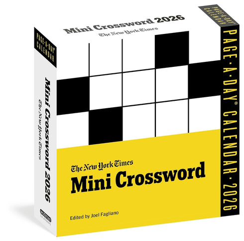 NEW YORK TIMES MINI CROSSWORD PAGE-A-DAY® CALENDAR 2026