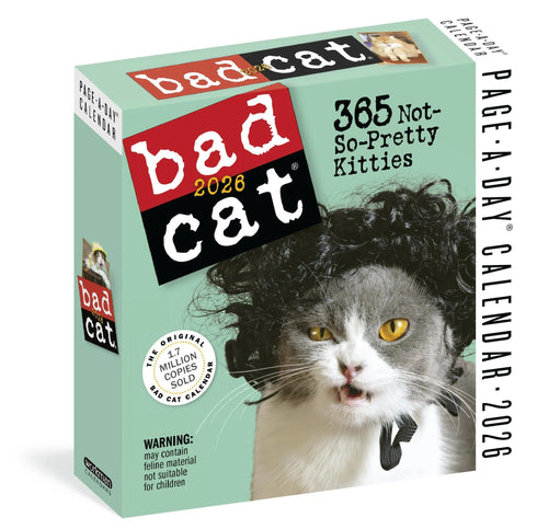 BAD CAT PAGE-A-DAY® CALENDAR 2026