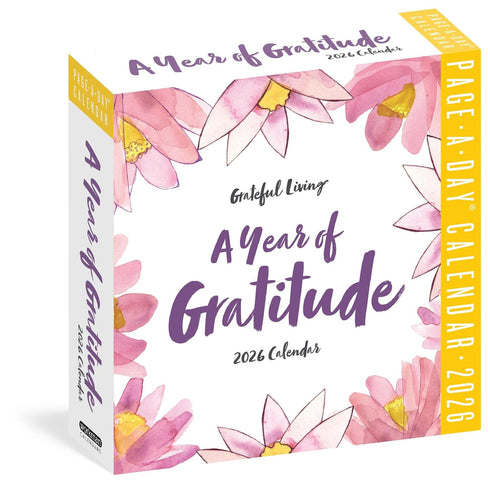 YEAR OF GRATITUDE PAGE-A-DAY® CALENDAR 2026