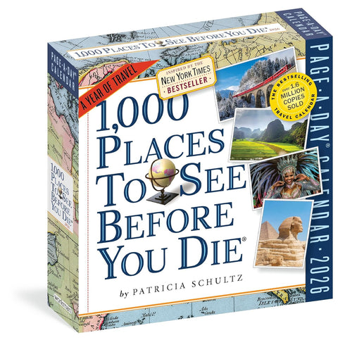 1,000 PLACES TO SEE BEFORE YOU DIE PAGE-A-DAY® CALENDAR 2026