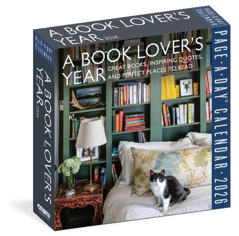 A BOOK LOVER'S YEAR PAGE-A-DAY® CALENDAR 2026