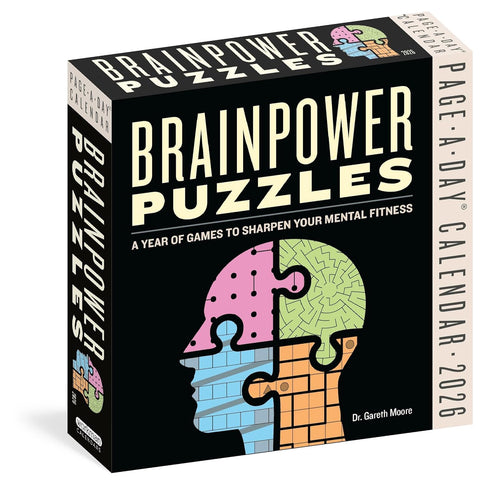BRAINPOWER PUZZLES PAGE-A-DAY® CALENDAR 2026